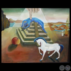 JUGUETES DIVINOS - Óleo de ELISABETH BARTH